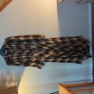 Worn once natural life winter flannel dress